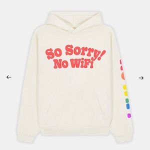 Madhappy So Sorry No Wifi Hoodie in Size Small. WORN ONCE! Oversized Fit